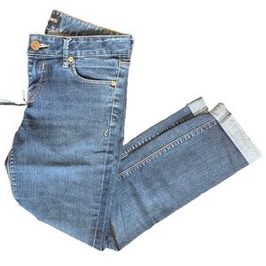 Express Stella Low Rise Ankle Skinny Denim Jeans, Size 6, Y2K,